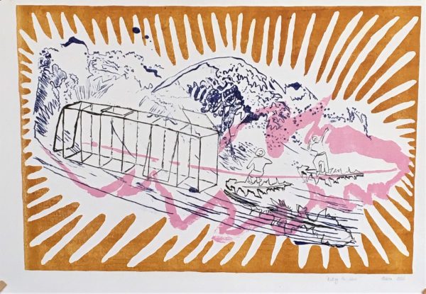 Riding The Wave - 50 x 65 cm Litho - 2022