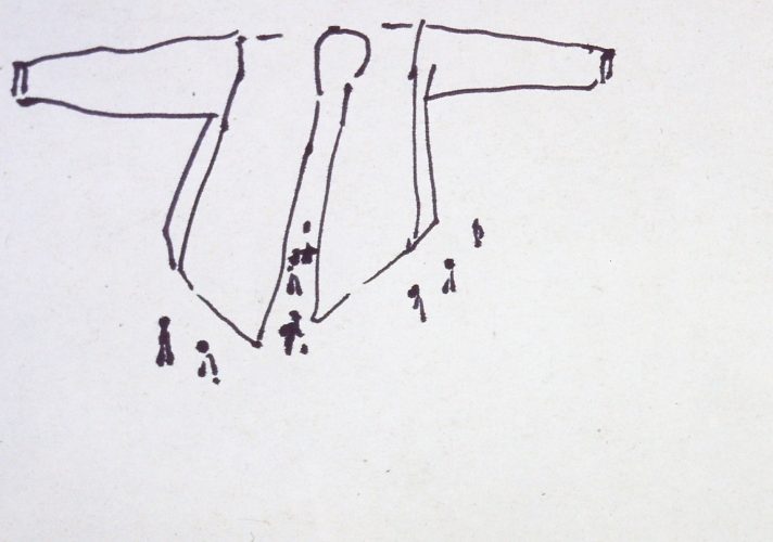 Utrecht Neude design for a more enclosed square 1995